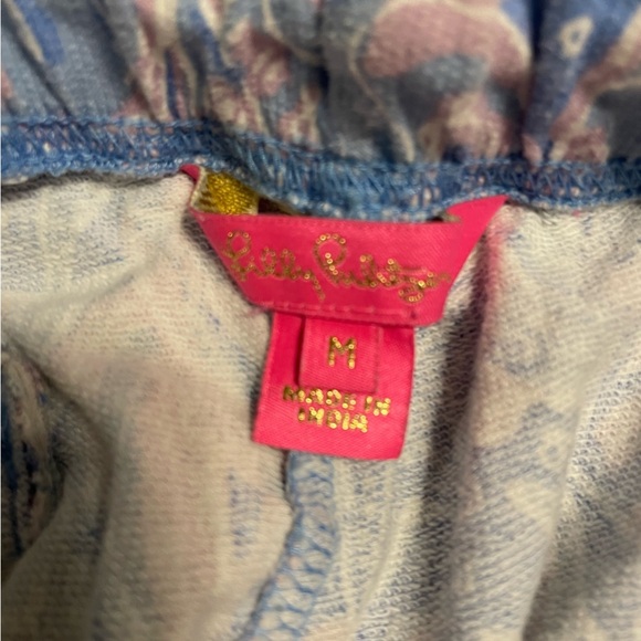 LILLY PULITZER Emora Knit Pants! Blue size Medium - Picture 6 of 7